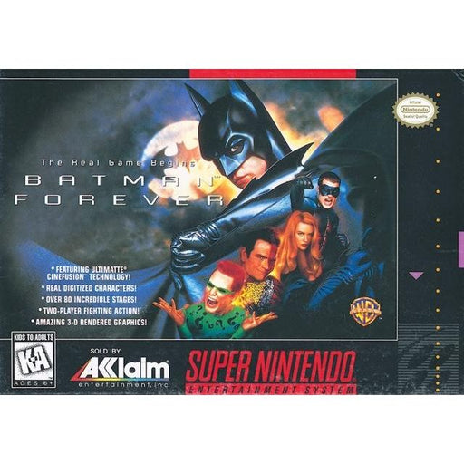Batman Forever (Super Nintendo) - Premium Video Games - Just $0! Shop now at Retro Gaming of Denver