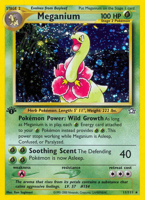 Meganium (11/111) [Neo Genesis 1st Edition] - for just $86.75! 