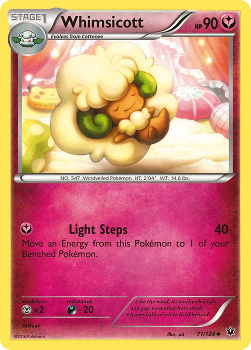 Whimsicott (71/124) [XY: Fates Collide] - for just $0.15! 