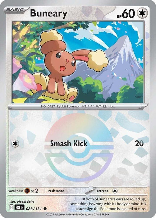 Buneary (083/131) (Poke Ball Pattern) [Scarlet & Violet: Prismatic Evolutions] - for just $0.15! 