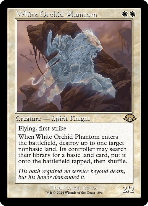 White Orchid Phantom (Retro Frame) (MH3-396) - Modern Horizons 3 - for just $0.38! 