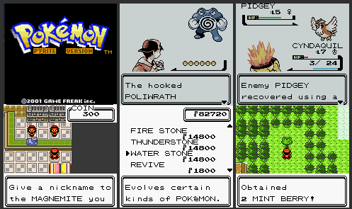Pokemon Pyrite GBC ROM Hack Video Game Custom Gameboy Color - for just $16.99! 