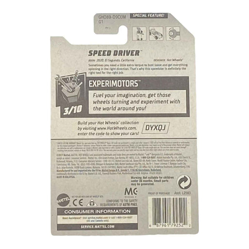 Hot Wheels Speed Driver - Experimotors Series 3/10 - for just $1.79! 