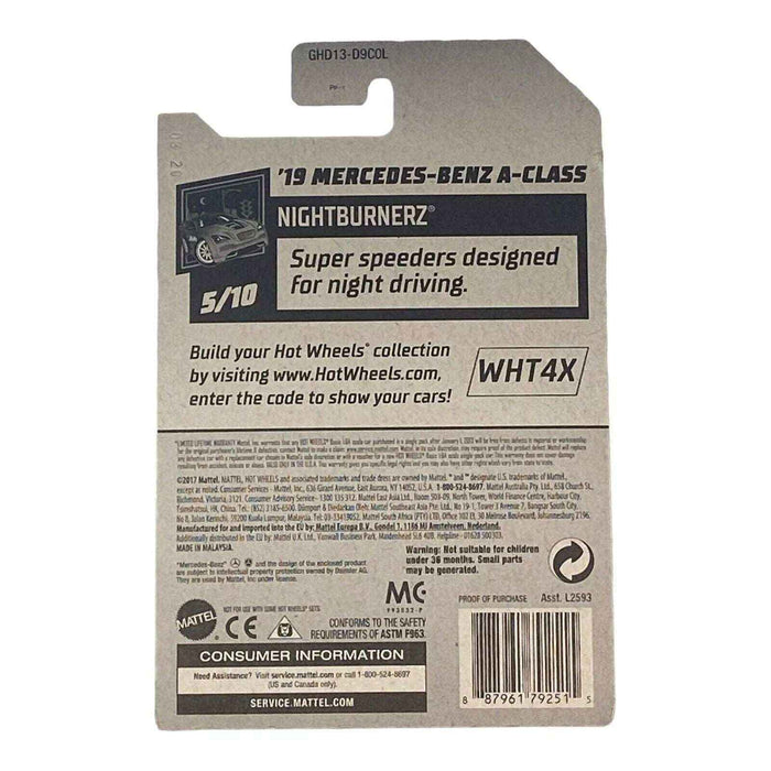 Hot Wheels '19 Mercedes-Benz A-Class - Nightburnerz Series 5/10 - for just $1.79! 