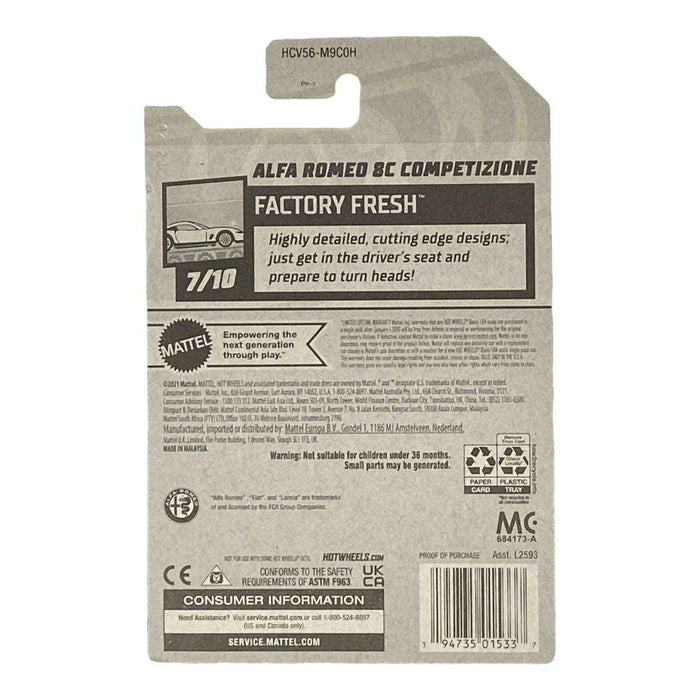 Hot Wheels Alfa Romero 8C Competizione - Factory Fresh Series 7/10 - for just $1.79! 