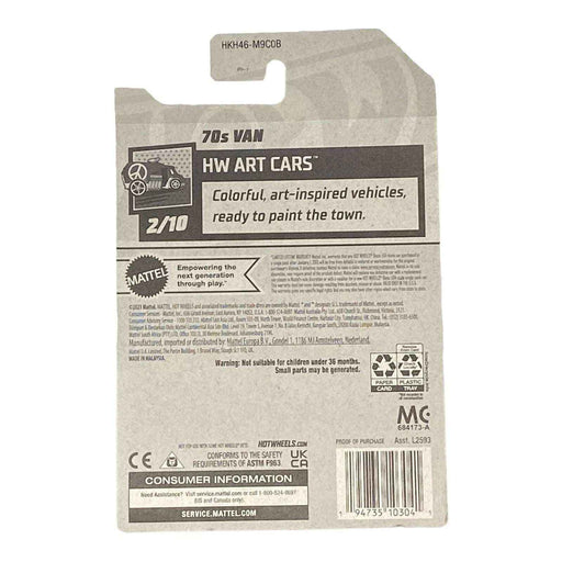 Hot Wheels 70's Van - Art Cars Series 2/10 - for just $1.79! 