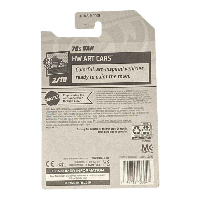 Hot Wheels 70's Van - Art Cars Series 2/10 - for just $1.79! 