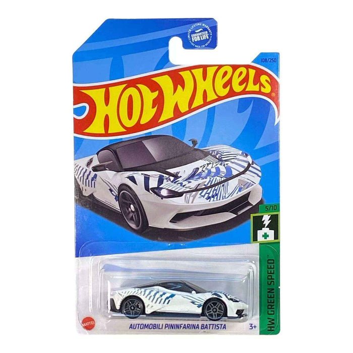 Hot Wheels Automobili Pininfarina Battista - Green Speed Series 5/10 - for just $1.79! 