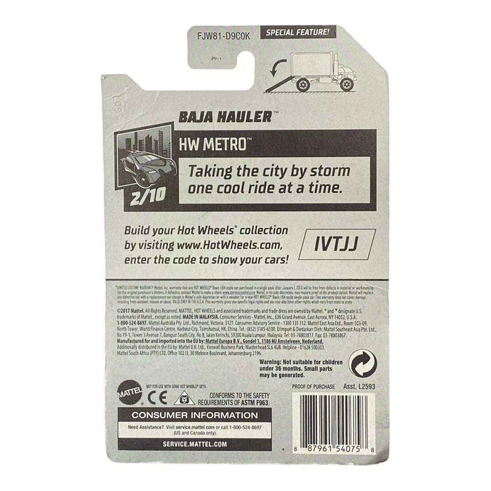 Hot Wheels Baja Hauler - Metro Series 2/10 - for just $1.79! 