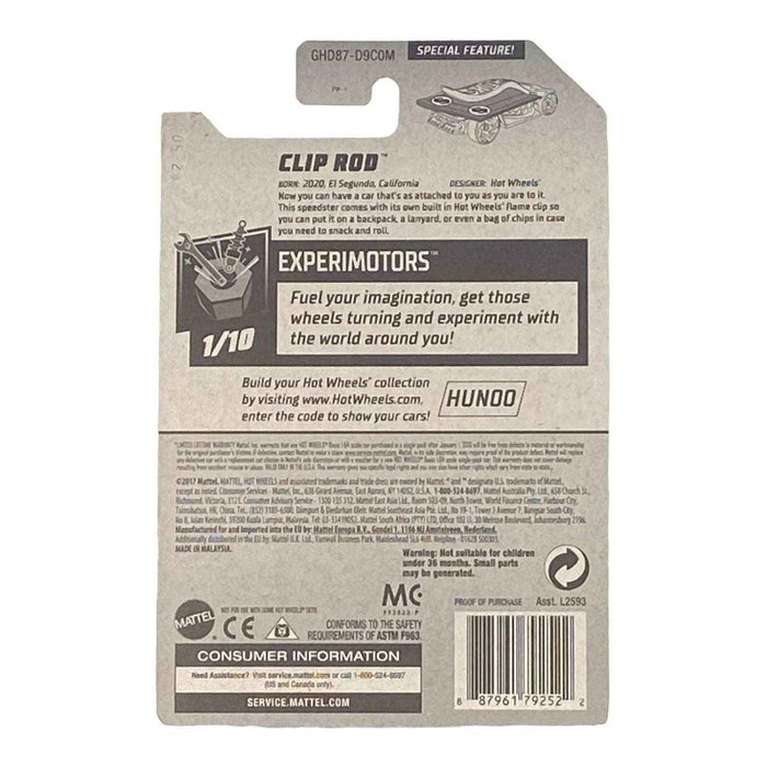 Hot Wheels Clip Rod - Experimotors Series 1/10 - for just $1.79! 