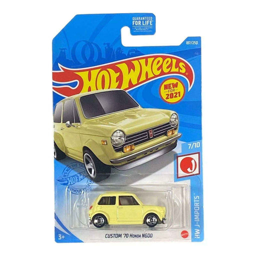 Hot Wheels Custom '70 Honda N600 - J-Imports Series 7/10 - for just $1.79! 