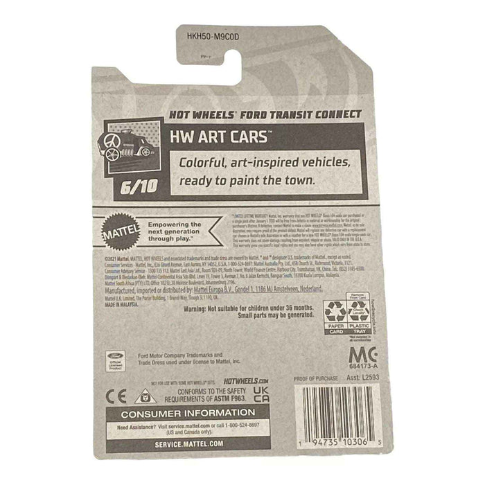 Hot Wheels Ford Transit Connect - Art Cars Series 6/10 - for just $1.79! 