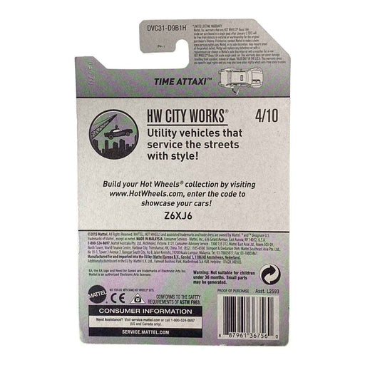 Hot Wheels Time Attaxi - Need for Speed No Limits - City Works Series 4/10 - for just $1.79! 