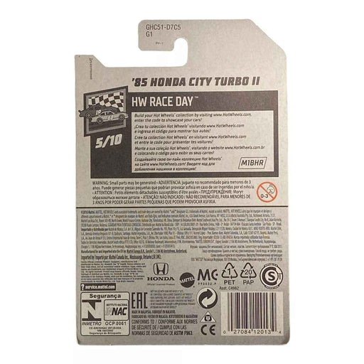 Hot Wheels '85 Honda City Turbo II - Race Day Series 5/10 - for just $1.79! 