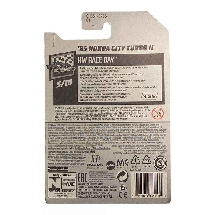Hot Wheels '85 Honda City Turbo II - Race Day Series 5/10 - for just $1.79! 