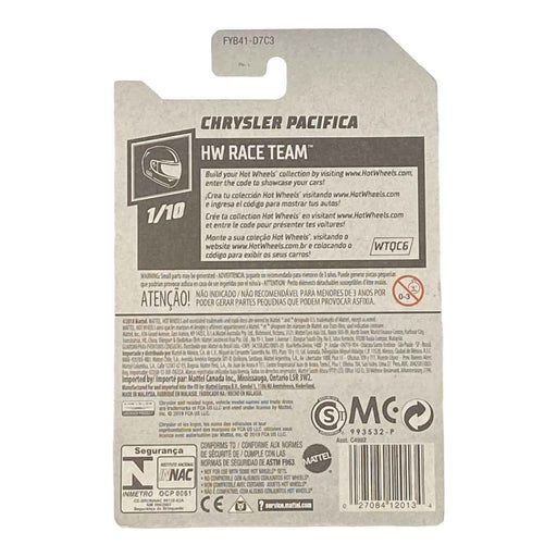 Hot Wheels Chrysler Pacifica - Race Team Series 1/10 - for just $1.79! 