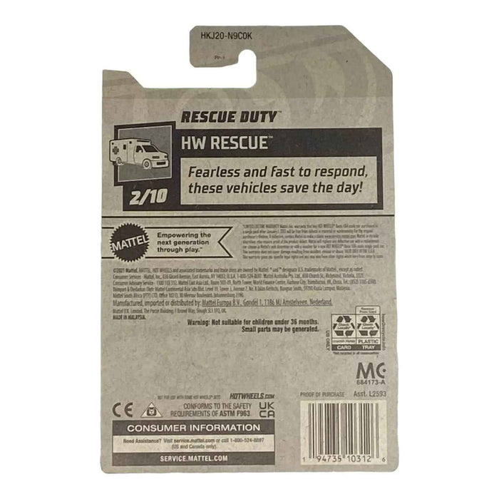 Hot Wheels Rescue Duty - Rescue Series 2/10 - for just $1.79! 