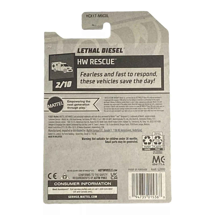 Hot Wheels Lethal Diesel - Rescue Series 2/10 - for just $1.79! 
