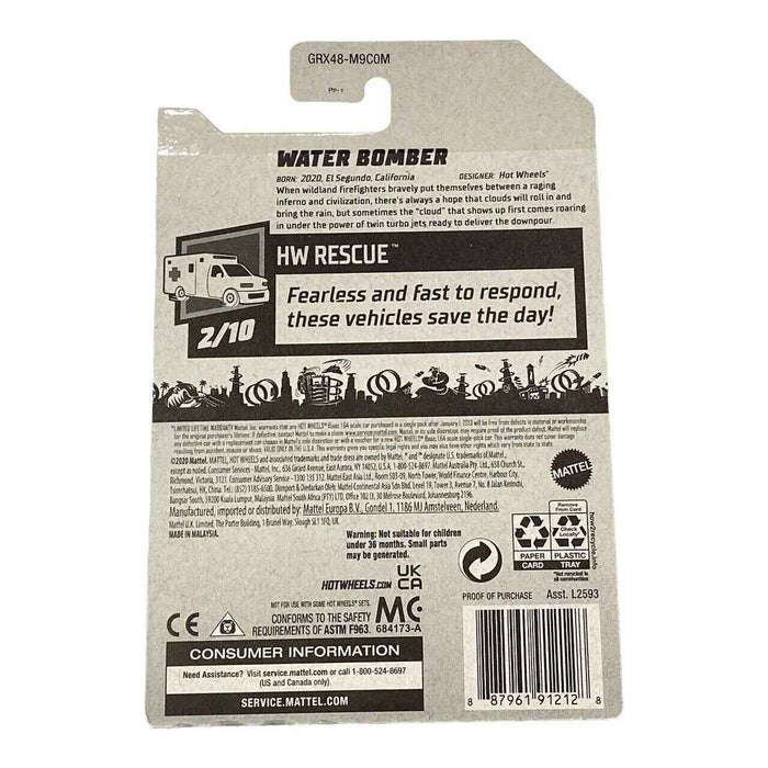 Hot Wheels Water Bomber - Rescue Series 2/10 - for just $1.79! 