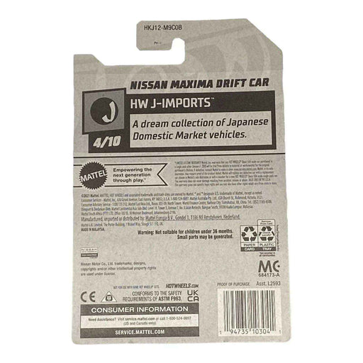 Hot Wheels Nissan Maxima Drift Car - J-Imports Series 4/10 - for just $1.79! 