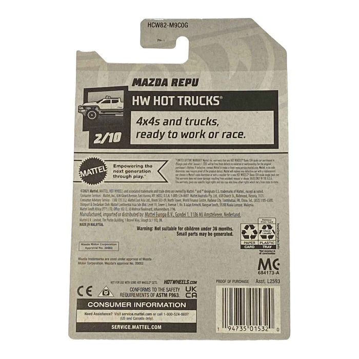 Hot Wheels Mazda Repu - Hot Trucks Series 2/10 - for just $1.79! 