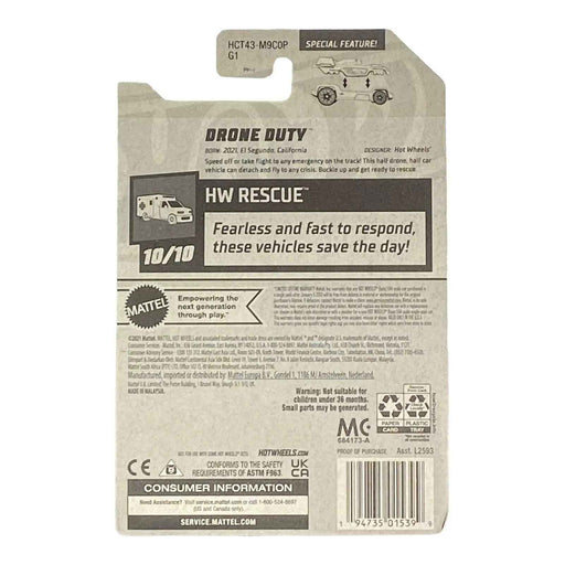 Hot Wheels Drone Duty - Rescue Series 10/10 - for just $1.79! 