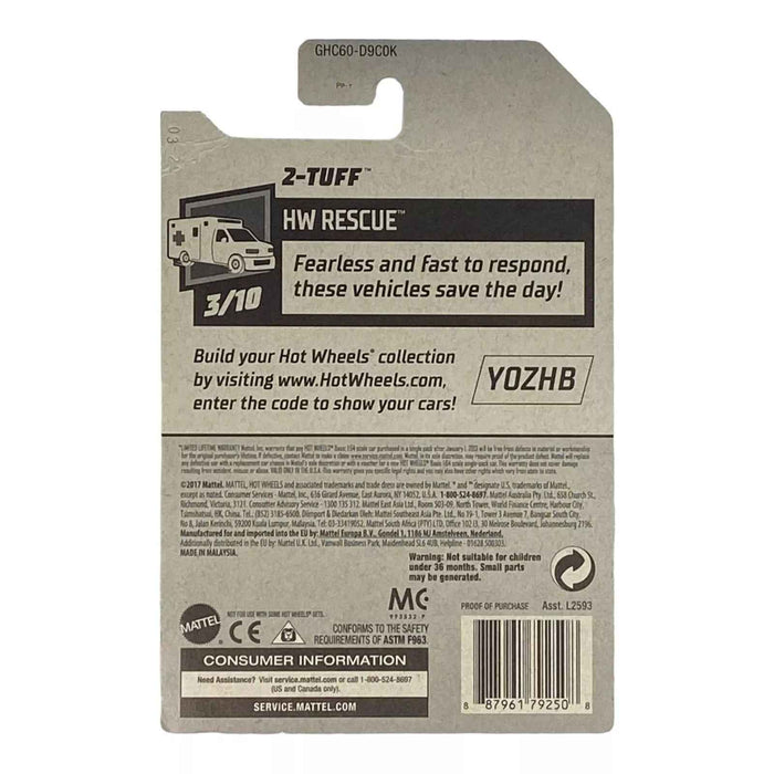 Hot Wheels 2-Tuff - Rescue Series 3/10 - for just $1.79! 