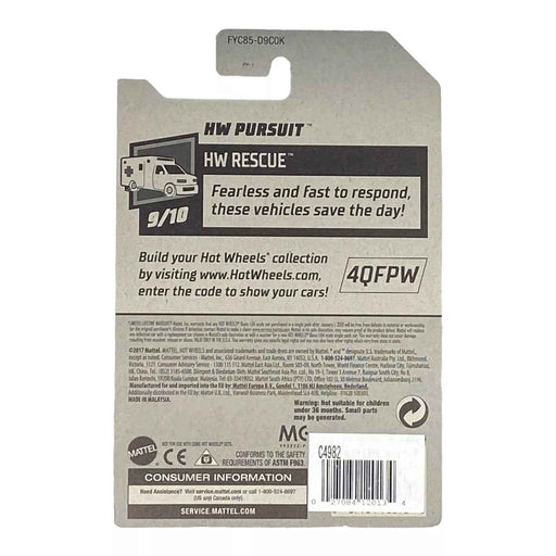 Hot Wheels HW Pursuit - Rescue Series 9/10 - for just $1.79! 