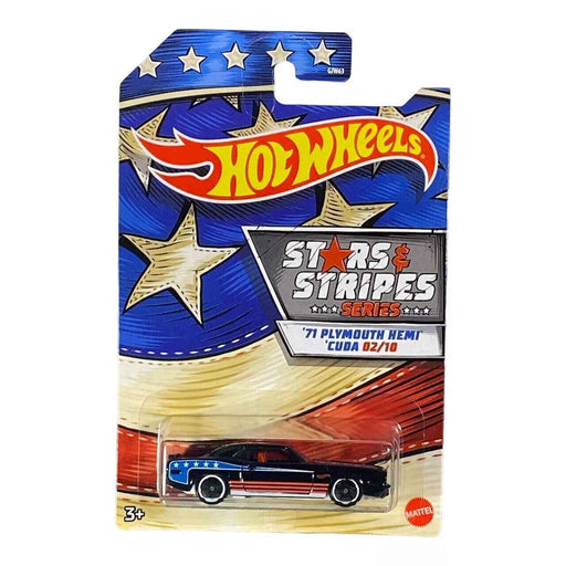 Hot Wheels '71 Plymouth Hemi Cuda - Stars & Stripes Series 02/10 - for just $1.79! 