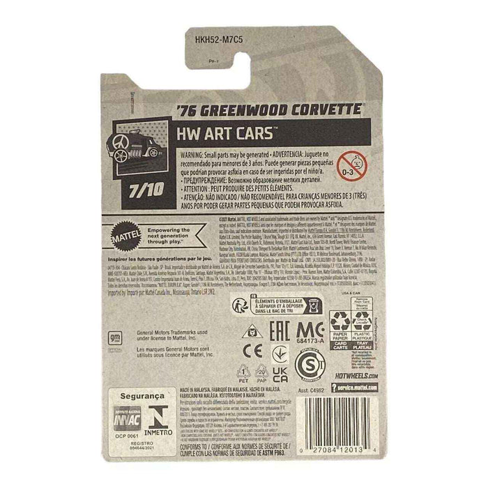 Hot Wheels '76 Greenwood Corvette - Art Cars Series 7/10 - for just $1.79! 