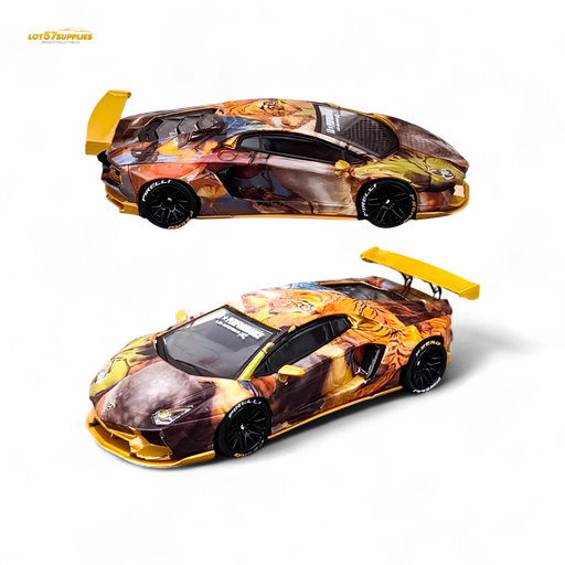King Model Lamborghini Aventador LP700-4 LB 1.0 Tiger Racing Sports 1:64 - for just $36.99! 