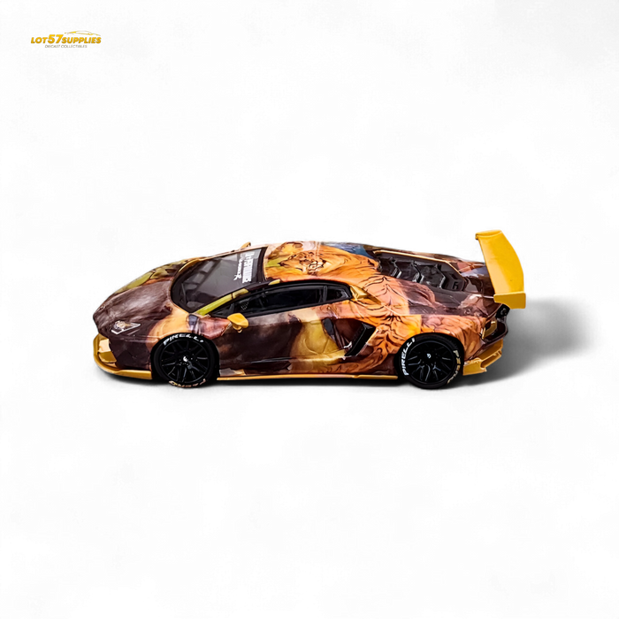 King Model Lamborghini Aventador LP700-4 LB 1.0 Tiger Racing Sports 1:64 - for just $36.99! 