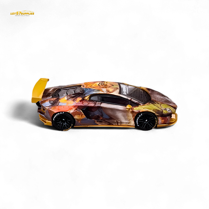 King Model Lamborghini Aventador LP700-4 LB 1.0 Tiger Racing Sports 1:64 - for just $36.99! 