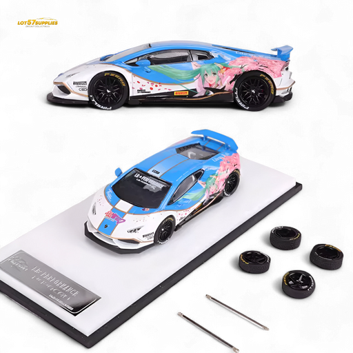 King Model Lamborghini Huracan LP610 LB 1.0 Hatsune Blue 1:64 - for just $36.99! 