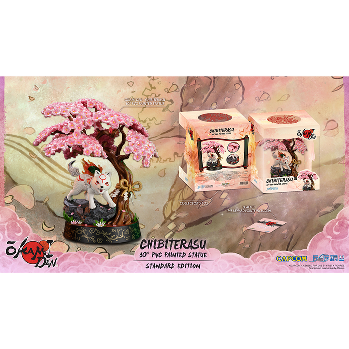 First 4 Figures: Okamiden - Chibiterasu 10-Inch PVC Statue (Standard Edition) - for just $109.99! 