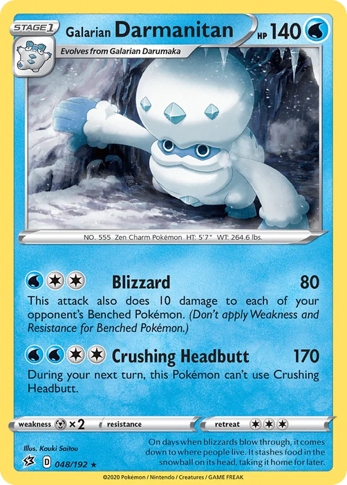 Galarian Darmanitan (048/192) [Sword & Shield: Rebel Clash] - for just $0.10! 