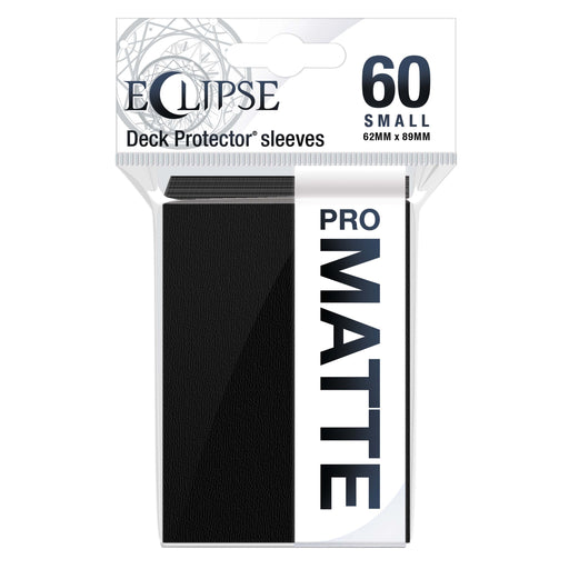 Ultra PRO: Small 60ct Sleeves - Eclipse Matte (Jet Black) - Just $0! Shop now at Retro Gaming of Denver