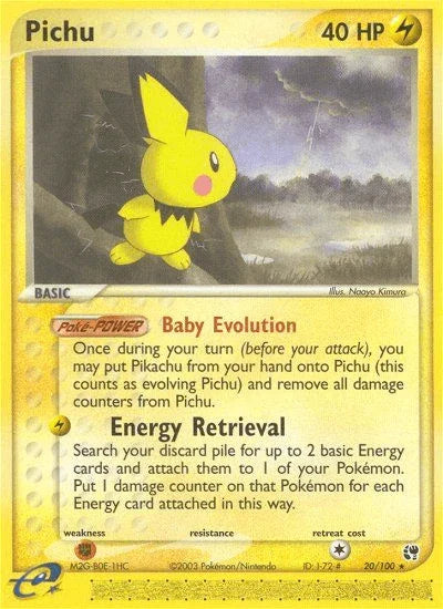 Pichu (20/100) [EX: Sandstorm] - for just $3.05! 