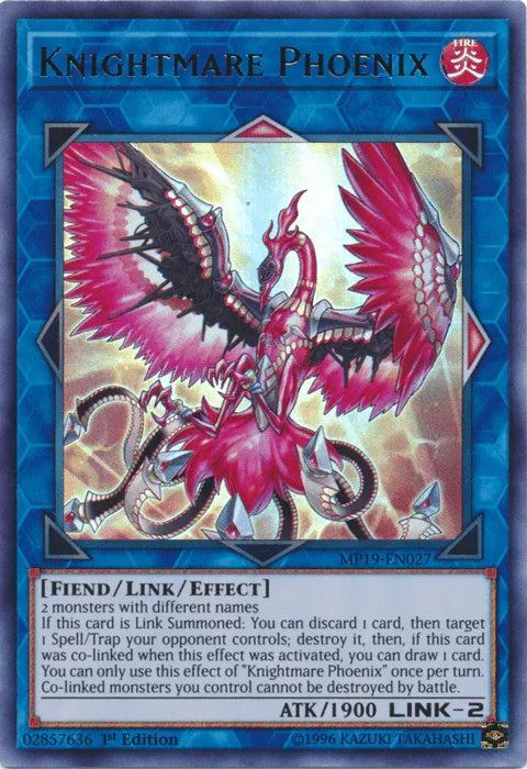Knightmare Phoenix [MP19-EN027] Ultra Rare - for just $0.15! 