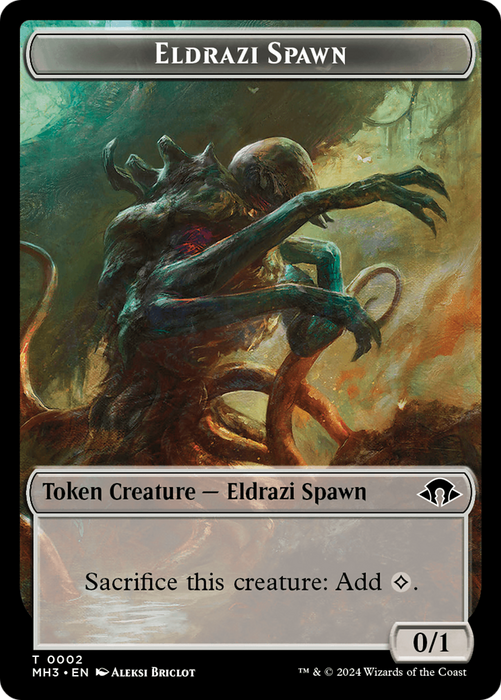 Eldrazi Spawn // Spirit (0028) Double-Sided Token [Modern Horizons 3 Tokens] - Just $0.30! Shop now at Retro Gaming of Denver