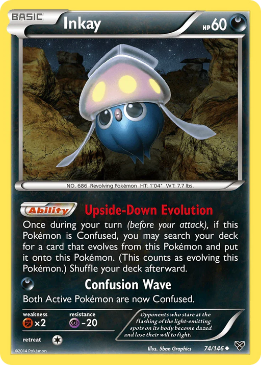 Inkay (74/146) [XY: Base Set] - for just $0.15! 