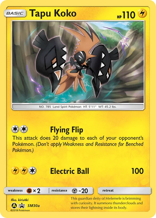 Tapu Koko (SM30a) [Sun & Moon: Black Star Promos] - for just $2.75! 