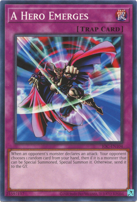 A Hero Emerges (25th Anniversary) [IOC-EN104] Common - for just $0.10! 