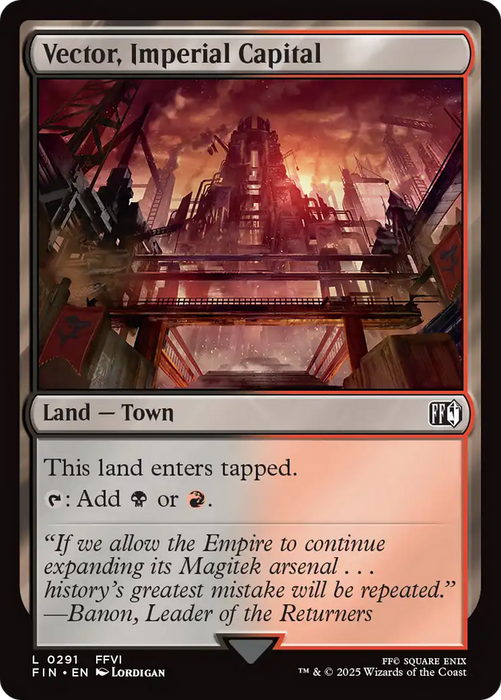 Vector, Imperial Capital (FIN-291) - FINAL FANTASY Foil - for just $0.06! 