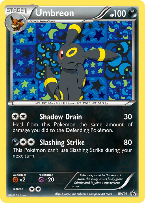 Umbreon (BW93) [Black & White: Black Star Promos] - for just $83.75! 