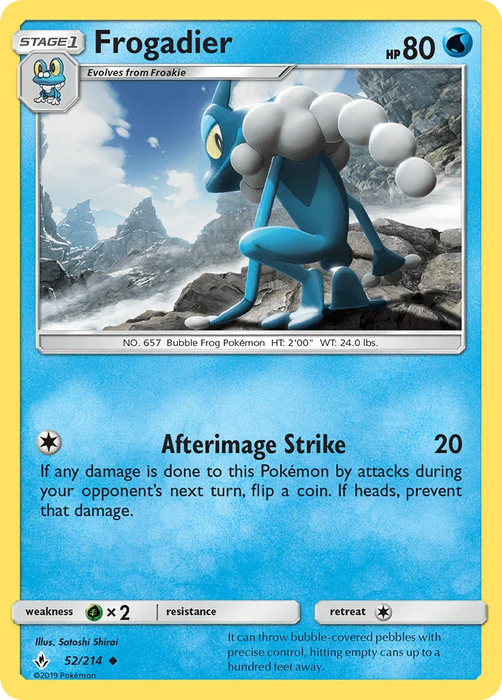 Frogadier (52/214) [Sun & Moon: Unbroken Bonds] - for just $0.10! 