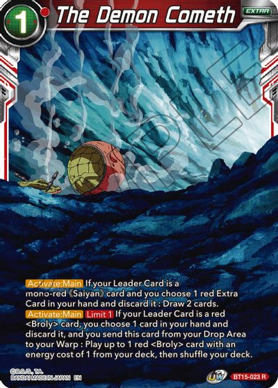 The Demon Cometh (BT15-023) [Saiyan Showdown] - for just $0.15! 