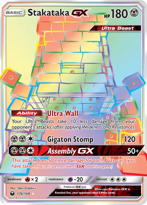 Stakataka GX (176/168) [Sun & Moon: Celestial Storm] - for just $9.90! 