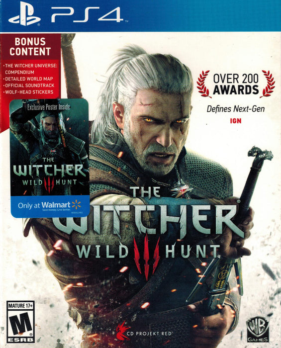 The Witcher 3: Wild Hunt [Walmart Edition] (Playstation 4) - for just $0! 