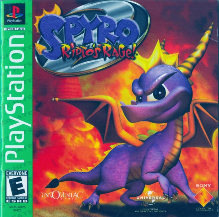 Spyro 2: Ripto's Rage! [Greatest Hits] – PlayStation 1 (PS1) - for just $0! 